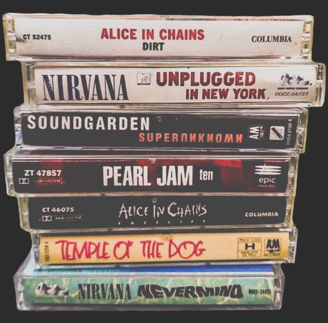 Grunge Cassette Rock Music Band Download PNG Sublimation - Etsy