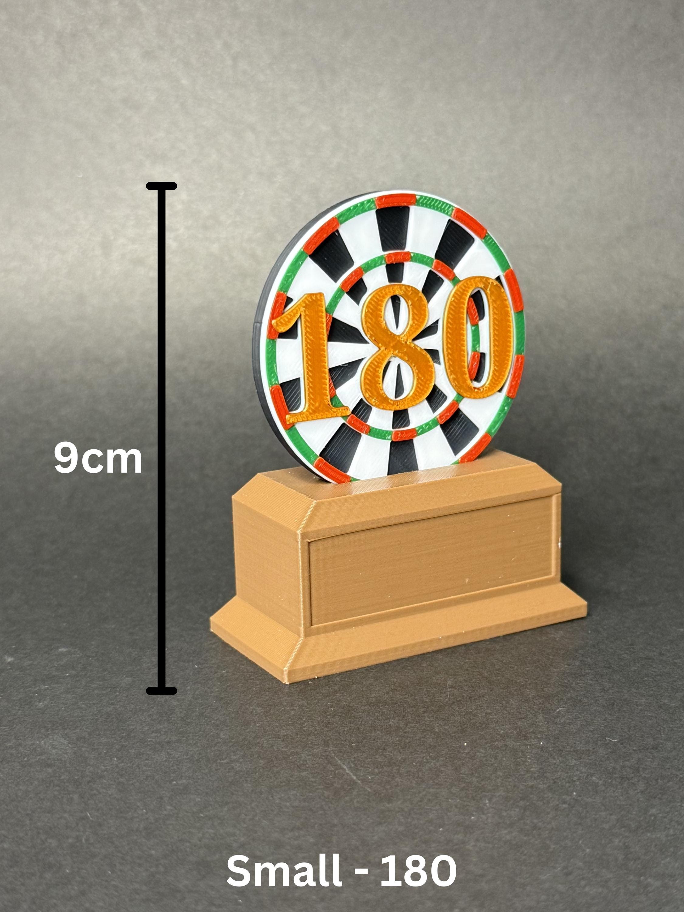 3D Printed Victory Dart Trophies! Small, Medium and Large!