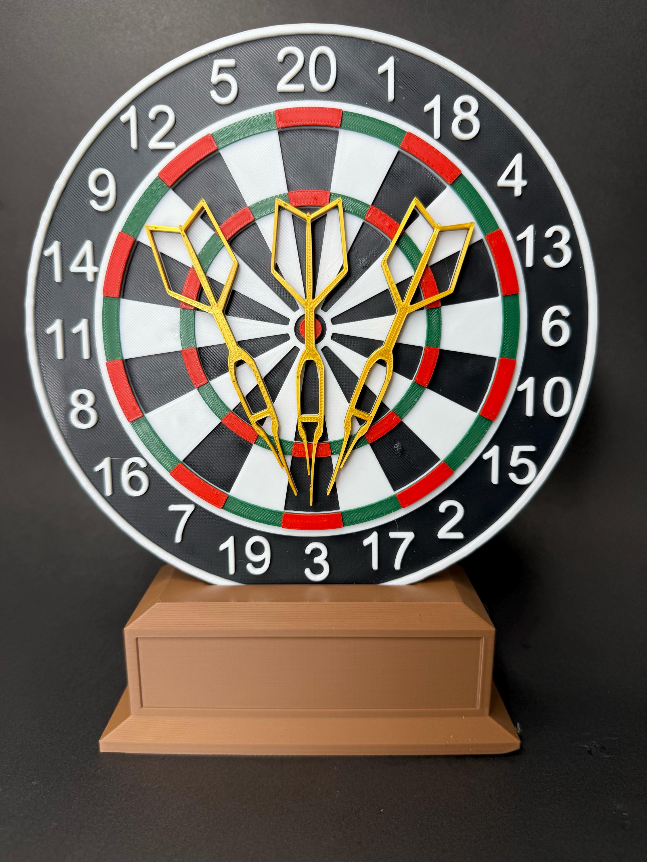 3D Printed Victory Dart Trophies! Small, Medium and Large!
