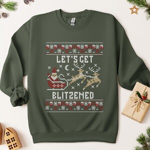 Let's get blitzened sweater discount