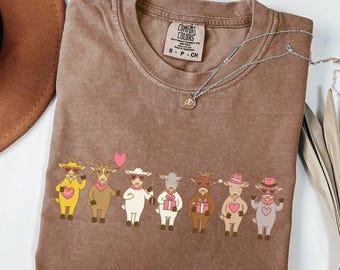 Goat Lover Shirt, Funny Goat Comfort Colors® Tee, Farm Animal Shirt, Goat Mom Shirt, Goat Dad Gift, Cute Goats Shirt, Farm Shirt Gift