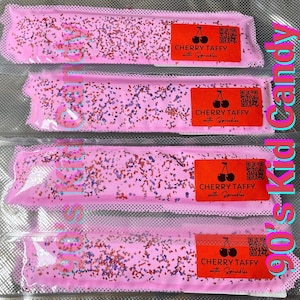 Cherry Taffy con granella, confezione da 4, 6 o 10