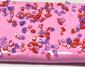 Cherry Taffy with Sprinkles