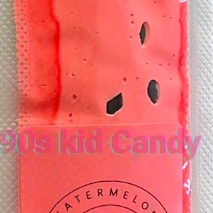 Caramelo de sandía con semillas