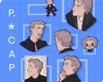 ¡Pegatinas de Peter Capaldi!