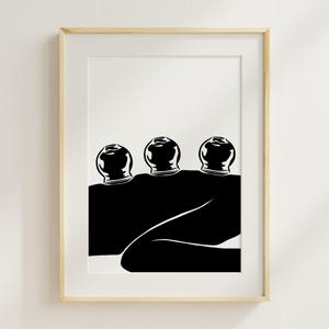 Konsttryck med koppningsterapi, akupunkturposter (digital nedladdning) bild 15