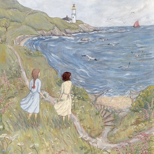 Vers le phare - Carte de voeux - Carte pliée