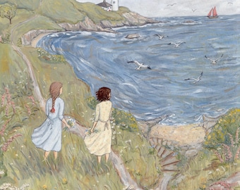 To the Lighthouse - Grußkarte - Klappkarte