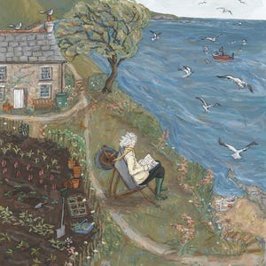 A Pause in the Music - Giclee Fine Art Print (11 x 13.75 inches)