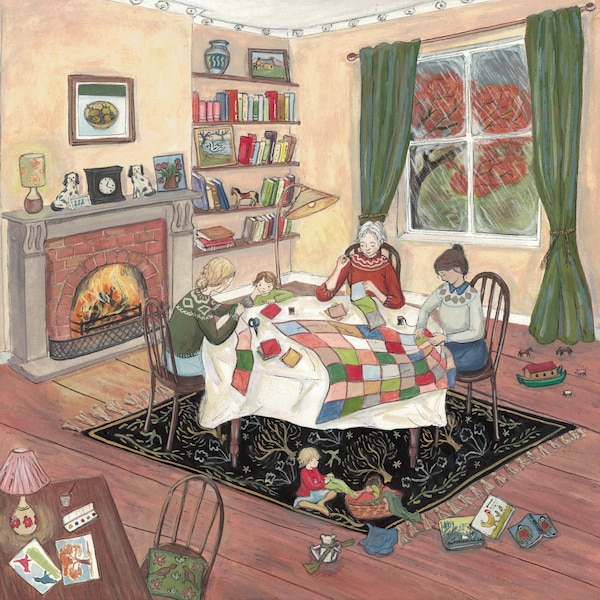 Song for Autumn - Greeting Card - Folded Card