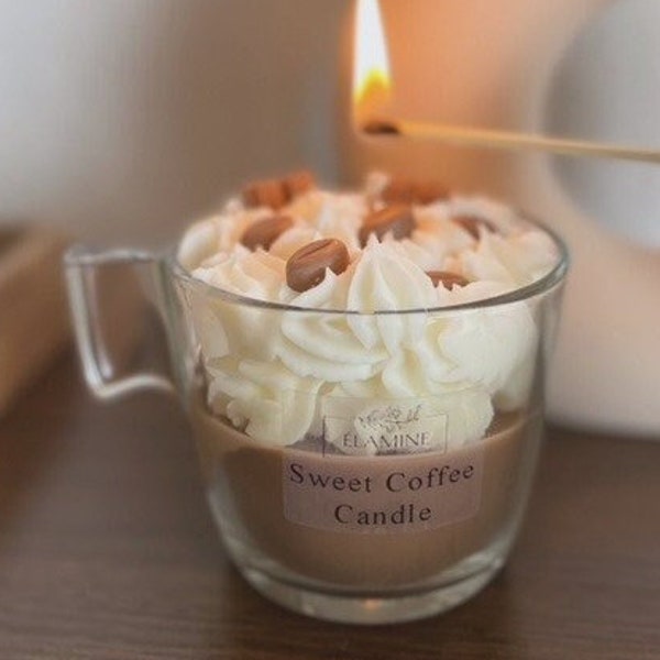 Sweet Coffee Candle | Scented Candle |  Kaffee Kerze | Kaffee Duftkerze