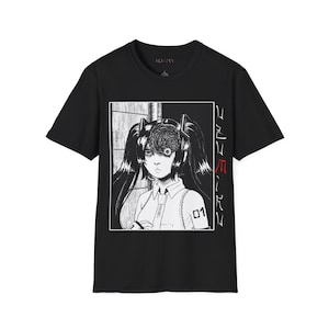 Hatsune Miku X Uzumaki ""Uzumiku" Horror Anime Manga Unisex T-Shirt aus weicher Baumwolle."