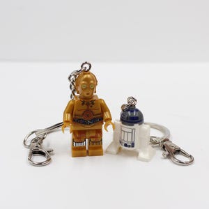 Custom Made SW Keychain Keyring - Droids For Star Wars Fans