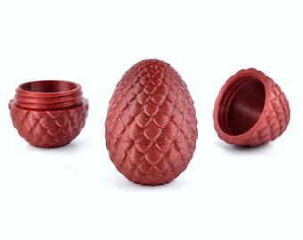 3D Dragon Egg Box STL, Dragon Eggs Stl File, Egg Box STL, Egg Box Printing, Printable Threaded Egg, Great for Easter And Gifts STL