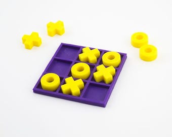 3D Tic Tac Toe Game STL File, 3D XOX Board Game Print File, 3D Printing, Gift With STL Files, Tic Tac Toe 3D, Xox 3D Print