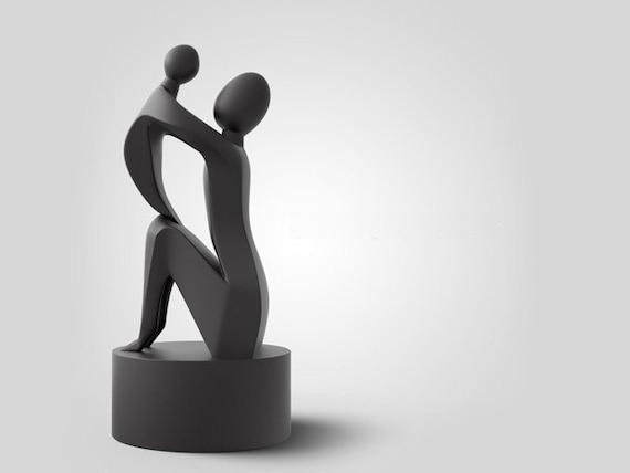 Mother's Day Sculpture STL File, Mother And Child Model, Mother And Child Sculpture STL, 3D Printing File, Mother's Day Gift With 3D Printer