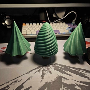 3D Christmas Tree STL Files, Christmas Tree Pack, Christmas Tree Printing Collection, Christmas Tree for Decoration, Noel 3D Decoration