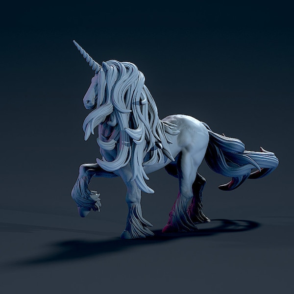 3D Unicorn STL, 3D Cute Unicorn Printing File, Unicorn Model With 3D Printer, Digital Dowload, Make With 3D Printing