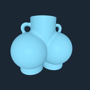 3D Female Body Planter STL File, 3D Female Body Vase, Home Decor, Funny Decoration With STL File, Gift For Home, 3D Woman Body Vase, Planter