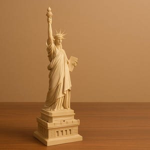 Fichier STL de la Statue de la liberté, fichier d'impression 3D de la statue de la liberté, impression 3D, décoration de la statue de la liberté avec imprimante 3D, fichier STL de New York