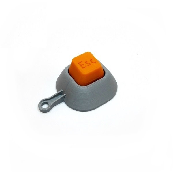 3D Keyboard Single Button STL File, Keyring ESC STL, Esc Key 3D Printing File, Keyboard Keychain 3D For Printer