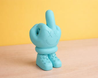 3D Middle Finger With Shoes STL File, 3D Print File, Gift With STL File, 3D Middle Finger With Shoes Print File, 3D Printing, Ready To Print