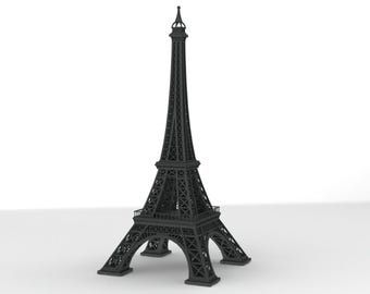 3D Eiffelturm STL-Datei, 3D Eiffelturm Druckdatei, 3D Druck, Geschenk für Freundin, 3D Eiffelturm Druck, druckfertig