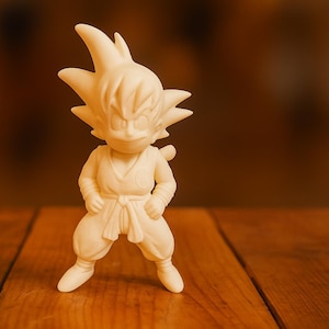 3D Son Goku STL File, Dragon Ball 3D Print File, 3D Printing, Goku Figure 3D, Goku Bust STL File, 3D Print File, Ready To Print