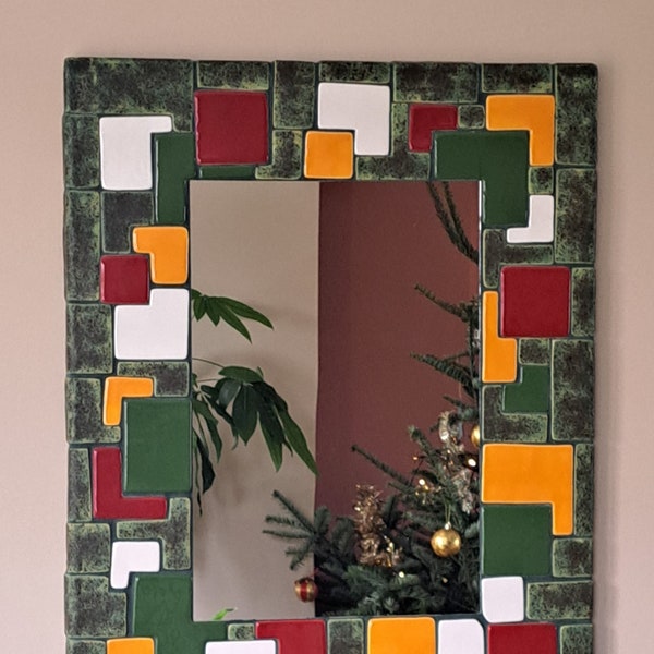 Miroir design "Tembé".