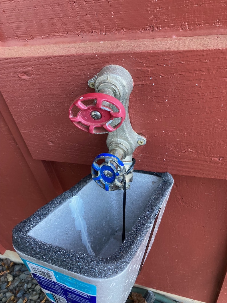 Extra Large Hot/cold Double Hose Bib Cover Etsy