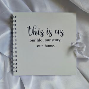 Das sind wir Sammelalbum | Our Life Story Erinnerungsbuch | Familienfotoalbum | Hochzeit Jahrestag Geschenk | Paar Geschenk | Neues Haus Andenken Geschenk