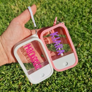 Personalised refillable travel spray bottle, hand sanitiser bottle. Travel essentials, face mist bottle, travel perfume bottle