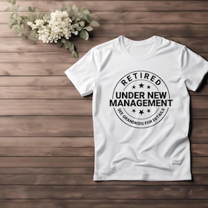 Grandpa T-Shirt, Father&#39;s Day Gift, Funny Grandad Gift, Retirement Gift, Grandfather gift, Grandpa gift, Gift From Grandkids, Retired Dad