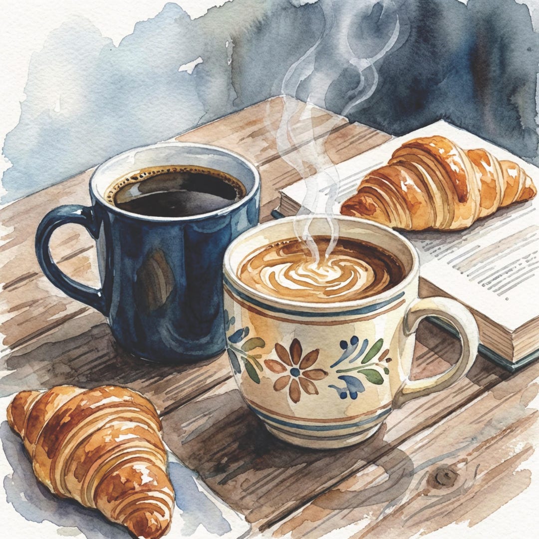 set of 8 kitchen prints, coffee print set, fork spoon... Watercolor Coffee Print Set | Vintage Kitchen Cafe Art (digital ...