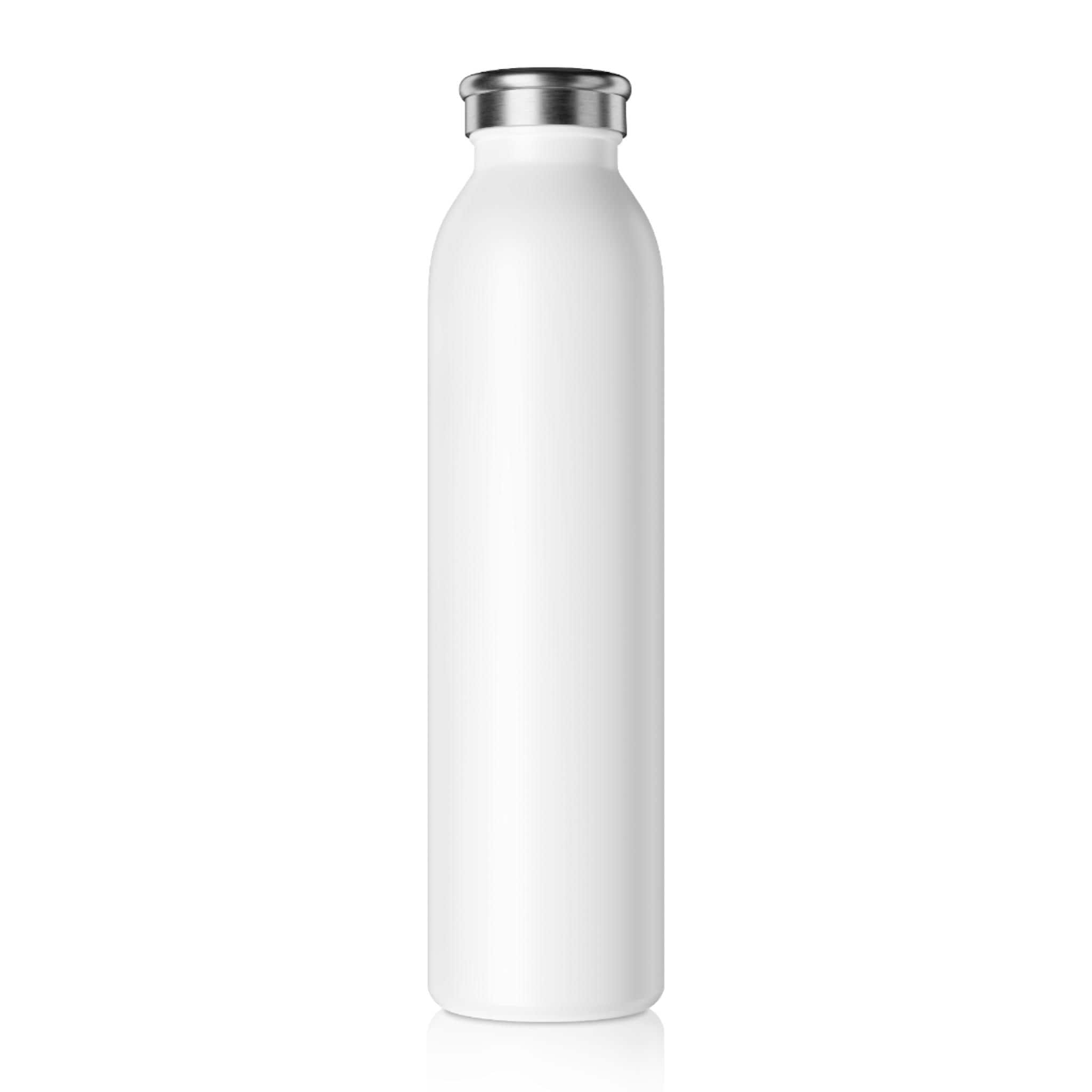 Slim Stainless Steel Water Bottle | Double-walled Vacuum Insulated 20oz ...