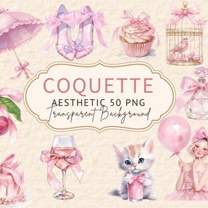 Kokett Clipart PNG für Kokette Ästhetik Vintage Kokette Accessoires Cottagecore Kokette und weiche Mädchen Ästhetik Designs