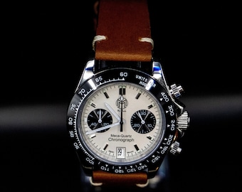 Panda Chronograph Meca Quartz Watch