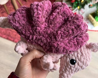 Crochet Armadillo Plushie: Handmade Amigurumi Soft Toy