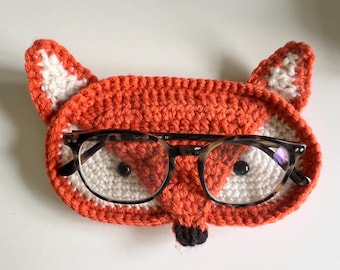 Crochet Pattern Fox Glasses Holder  (PDF Download + Video Tutorial)