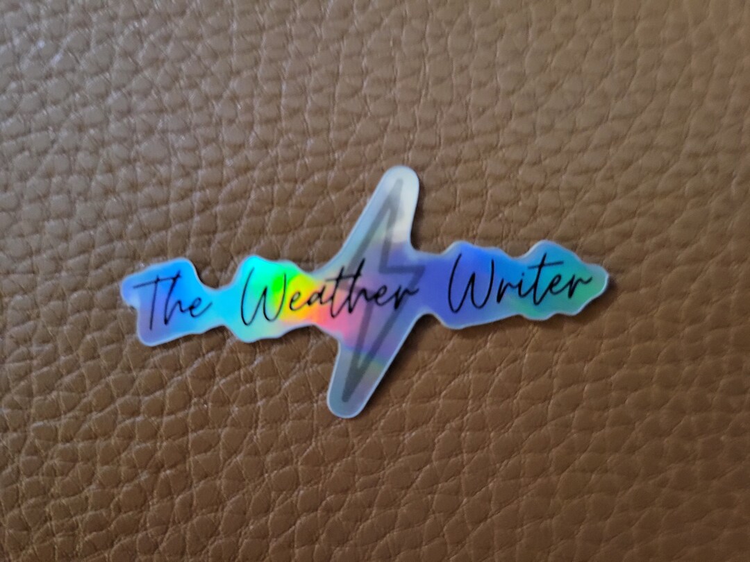 Weather Wizard Sticker The Weather Writer Sticker - Etsy