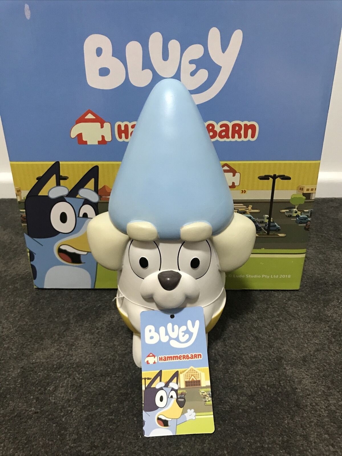 Bluey Hammerbarn Bunnings Limited Edition Full Set 4 Garden Gnomes Etsy