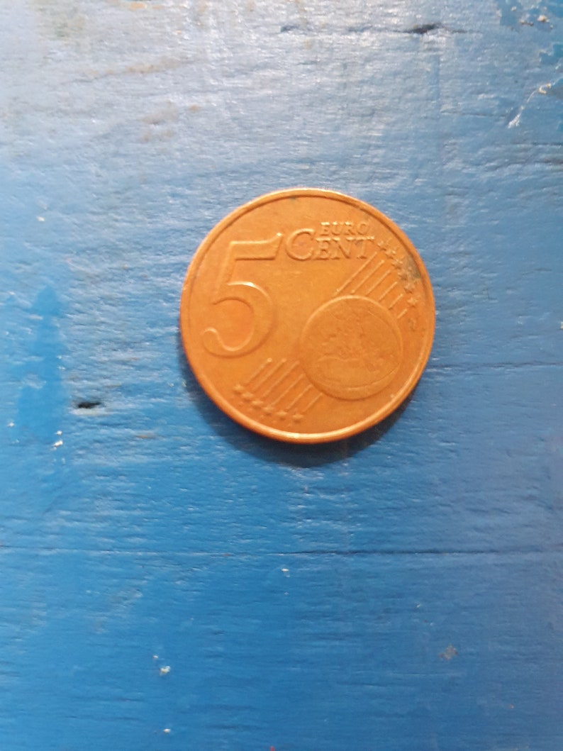 5 Euro Cents Coin 1999 Etsy