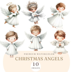 Cute Christmas Angels Clipart - Feliz Natal Angel - Little Angel Clip Art png - Imagem de clipart de batismo - Anjo orando - Anjo de chá de bebê