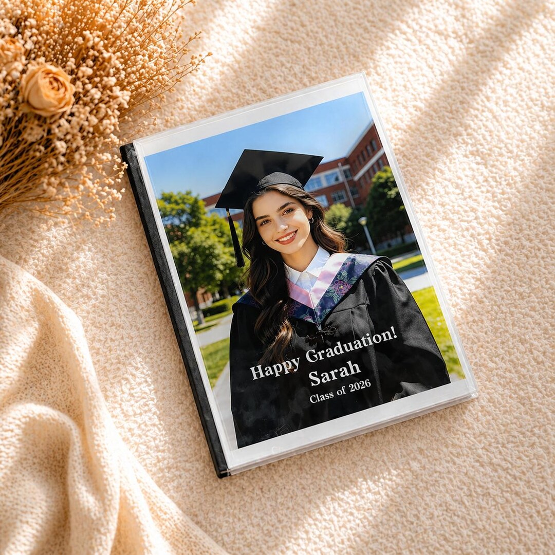 Grad Album Personalized Photo Album ,graduation Gift,custom Grad Gift,high School ...