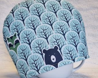 Woodland Tea Cosy: Handmade Cotton Teapot Cover, Irish Gift
