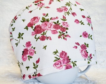 Tea cosy for teapot Tea lover gift Large tea cozy Teapot cover New home gift Table decoration Pink rose Handmade in Ireland