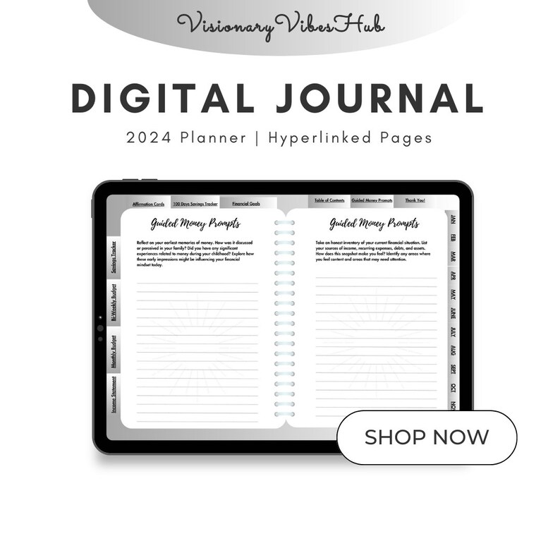 Digital Finance Planner, Planner, iPad Planner, Notability Planner