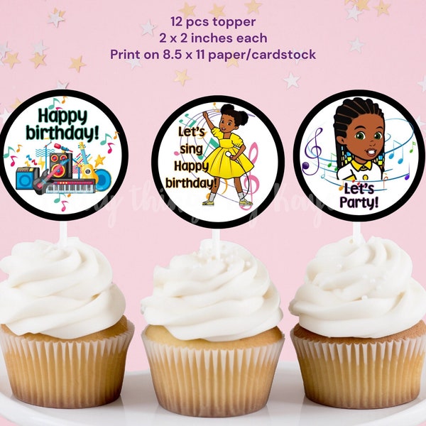 Gracies Corner Toppers Printable Etsy