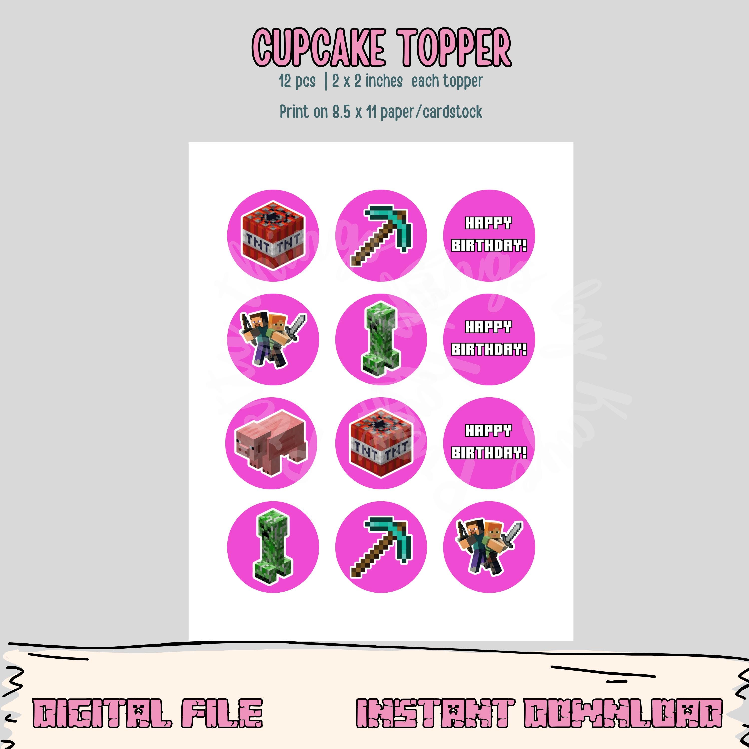 Printable Cupcake Toppers PDF/PNG
