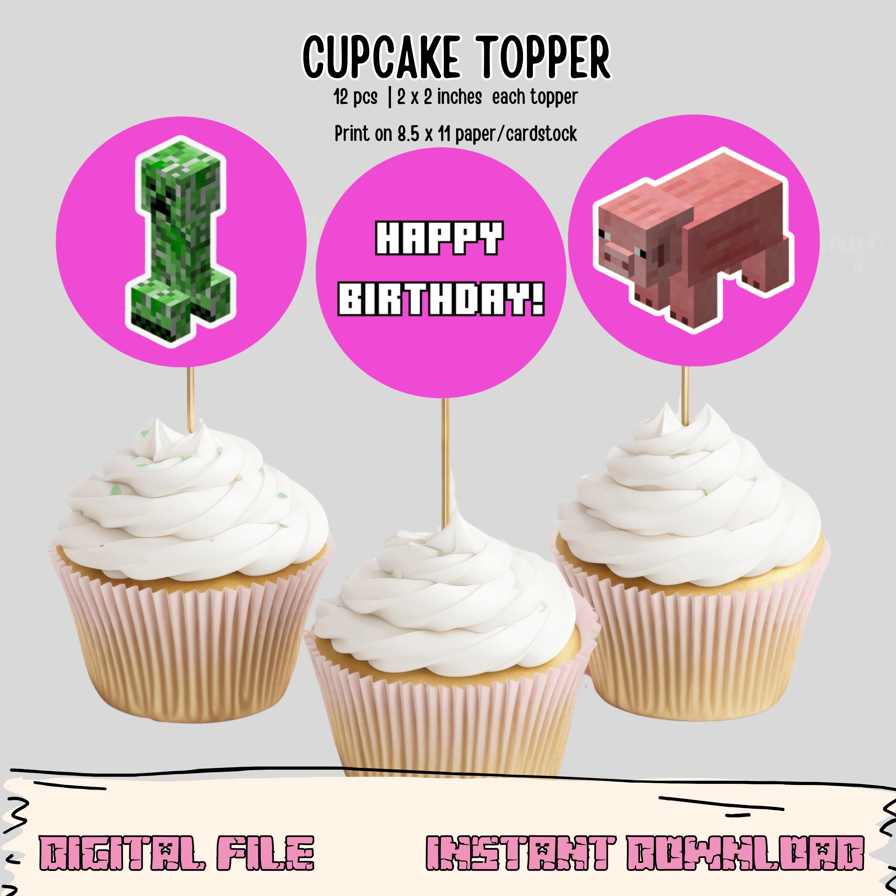 Printable Cupcake Toppers PDF/PNG